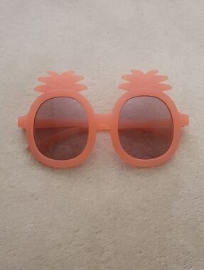 Gap Girl Coral/Orange Pineapple Frame Sunglasses Size 3Y+